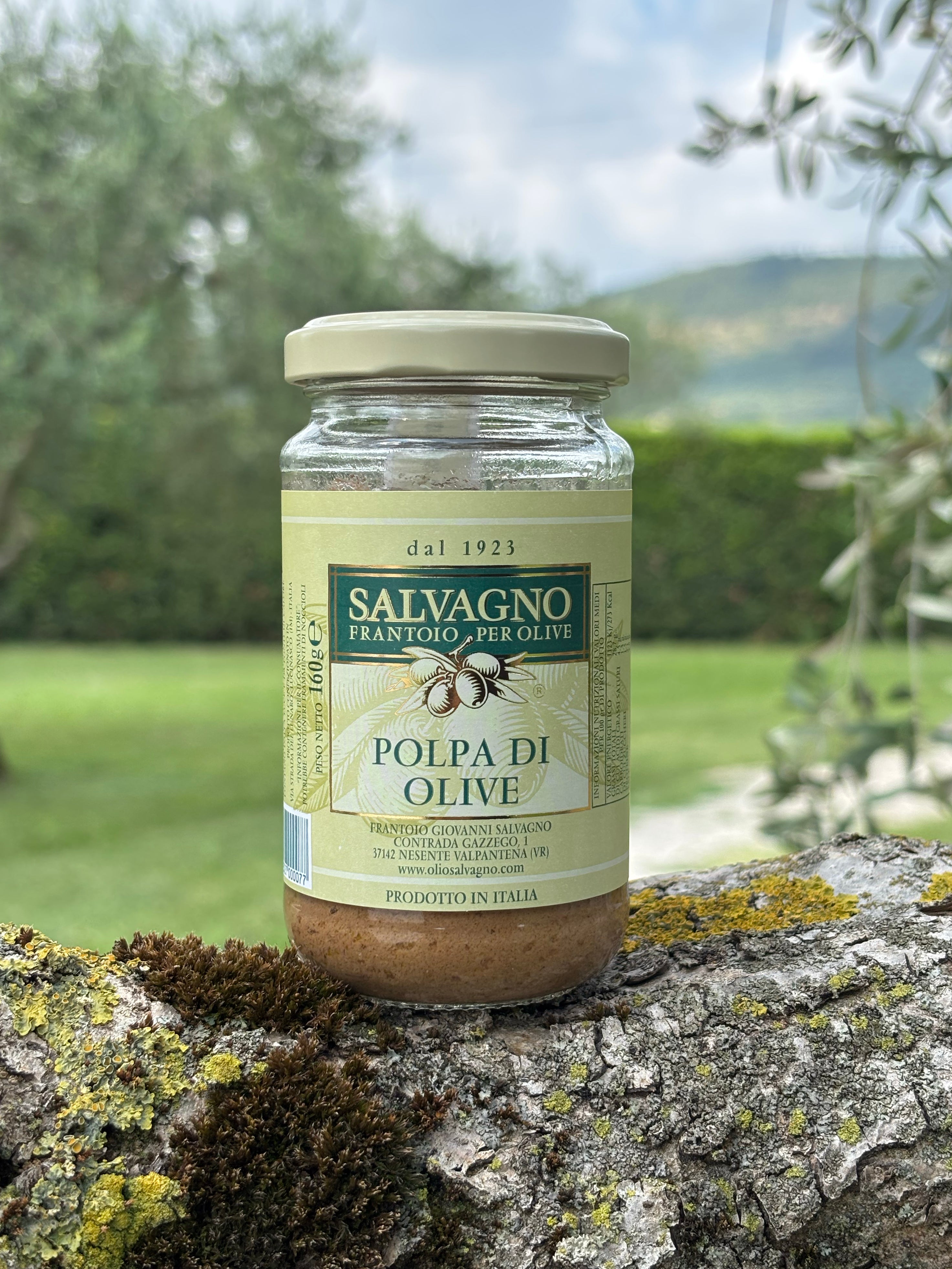 7. Olivpasta (med Svarta Oliver) - SALVAGNO - 160 gram